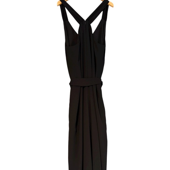 Wilfred by Aritzia Black Wide-Leg Jumpsuit | Cross-Back | Size L - Picture 3 of 6